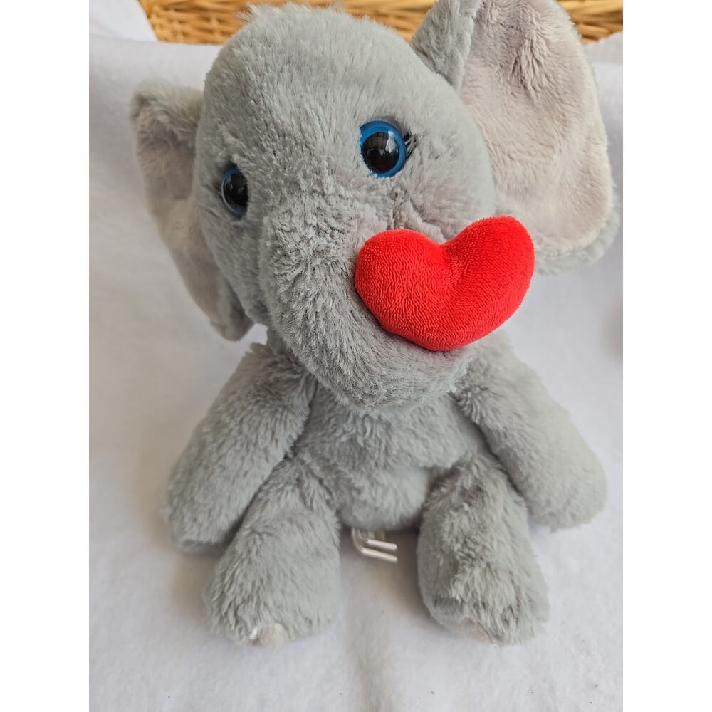 Hallmark "Tons of Love" Elephant Valentine Plush w/Heart 2020 LN